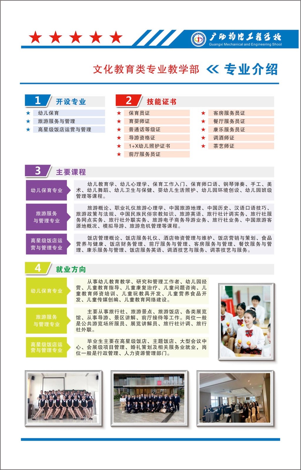 广西机电工程学校2023年招生专业