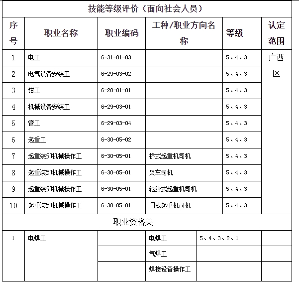 技能等级